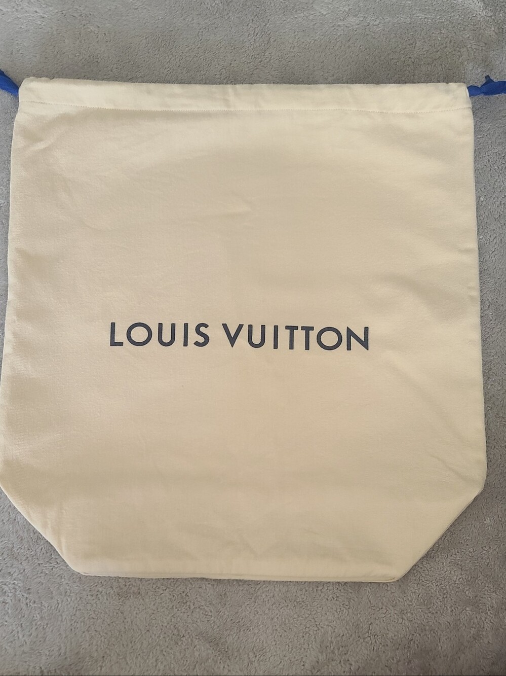 Louis Vuitton Capucines Double Layer Suede Dust Bag 18"